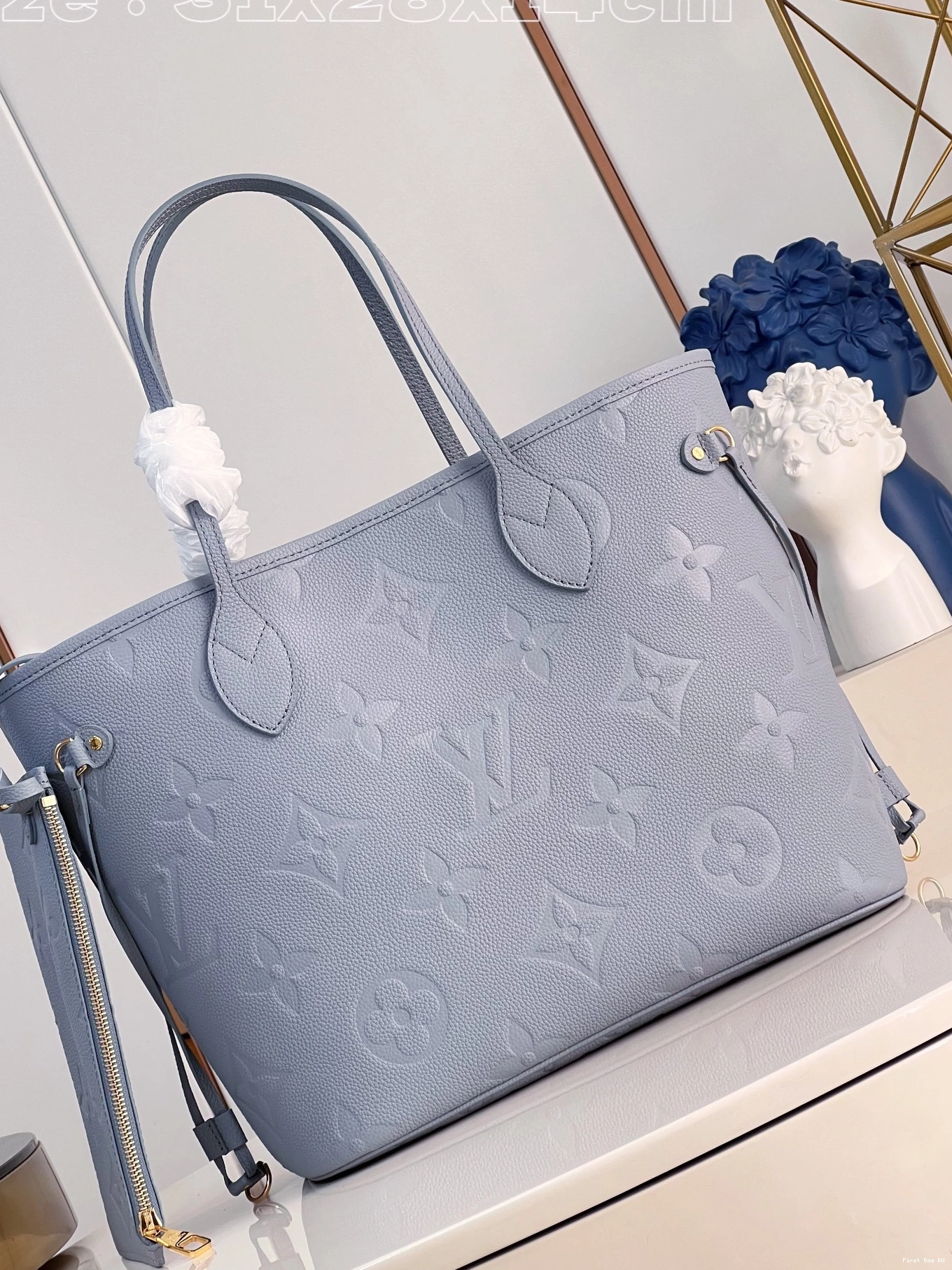 First bag NEVERFULL MM-31-28-14cm VUITTON LOUIS 0709